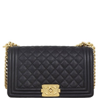 Chanel Boy Old Medium | Black