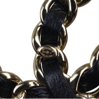 Chanel CC Leather Brooch