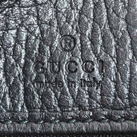 Gucci Butterfly Farfalla Zip Around Continental Wallet Interior Stamp
