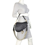 Dior Saddle Bag with Embroidered Strap