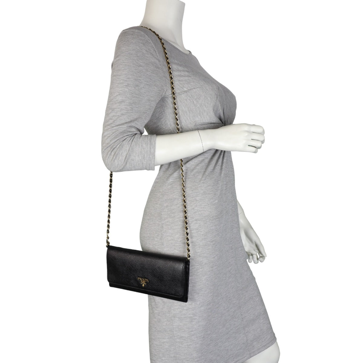 Prada Saffiano Wallet on Chain