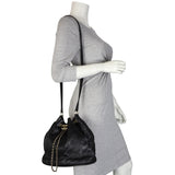 Chanel Coco Pleats Bucket Bag Medium