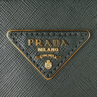 Prada Saffiano Lux Galleria Double Zip Tote Small Hardware