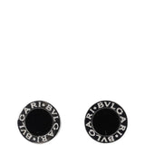 Bvlgari Bvlgari Onyx 18k White Gold Stud Earrings