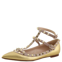 Valentino Rockstud Ballerina Flats Angle