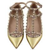 Valentino Rockstud Ballerina Flats Top