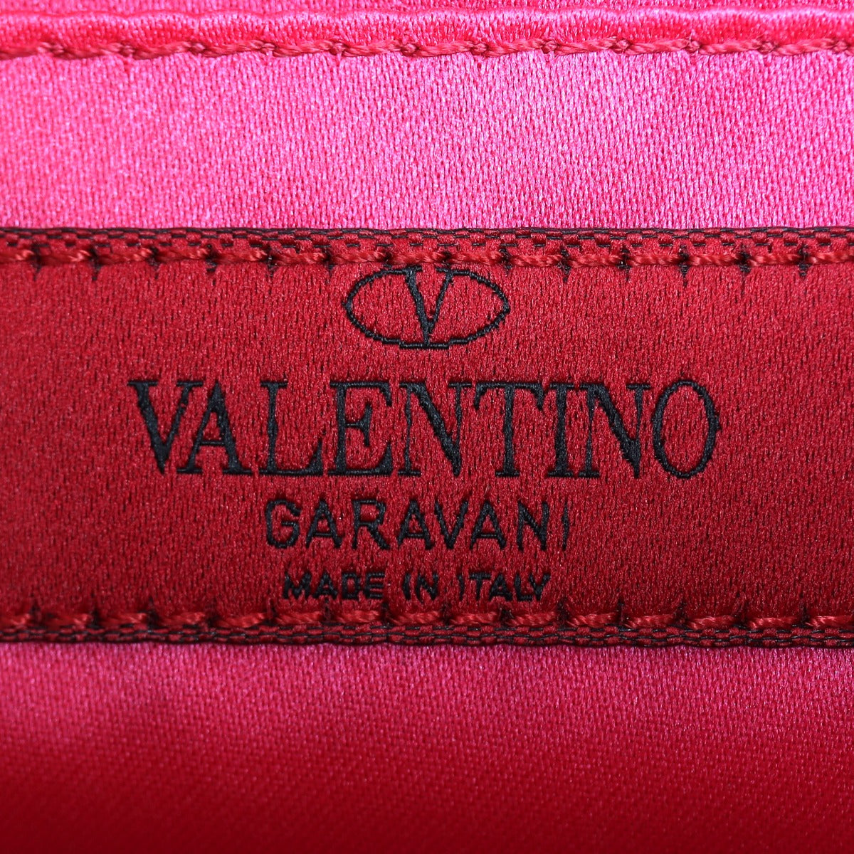 Valentino Rockstud Chain Pouch Interior Stamp