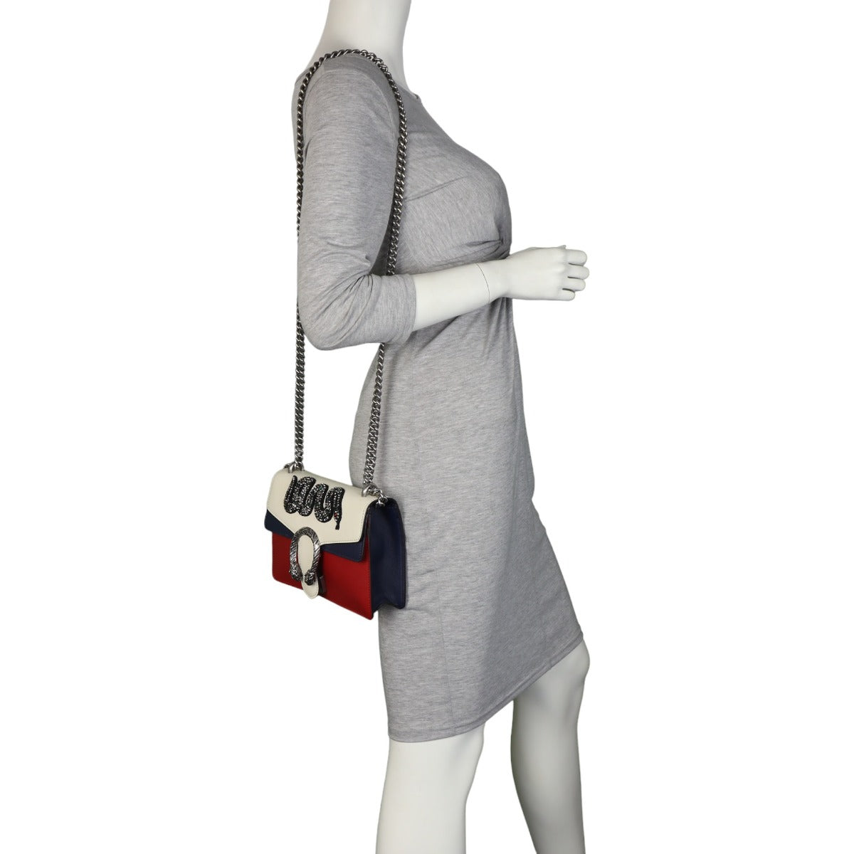 Gucci Dionysus Embellished Mini Leather Shoulder Bag