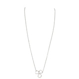 Tiffany & Co. Open Flower Platinum Diamond Necklace