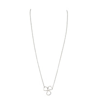 Tiffany & Co. Open Flower Platinum Diamond Necklace