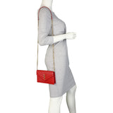 Saint Laurent Cassandre Envelope Chain Wallet