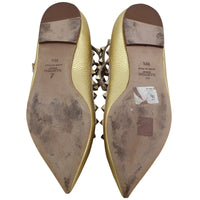 Valentino Rockstud Ballerina Flats Soles