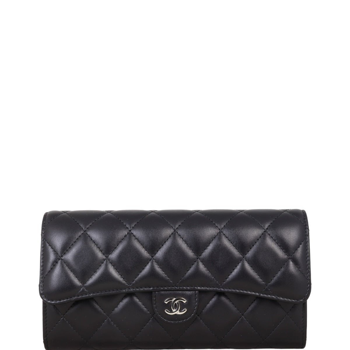 Chanel Classic Flap Long Wallet | Black Diamond