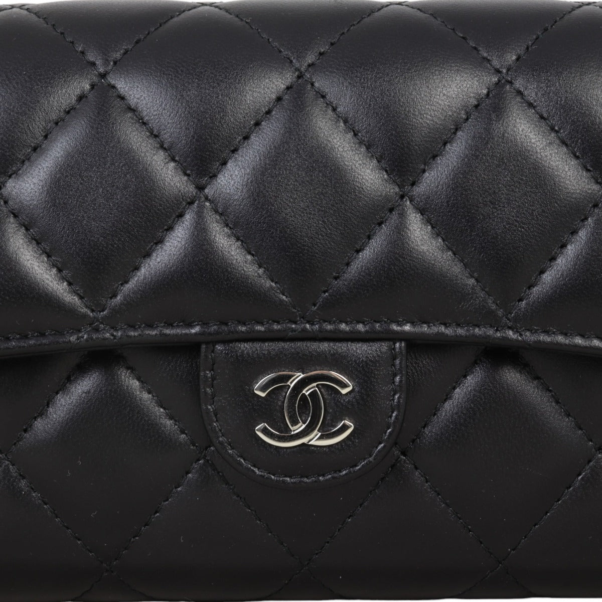 Chanel Classic Flap Long Wallet | Black Diamond