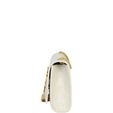 Saint Laurent Kate Tassel Chain Bag Small Croc-Embossed