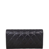 Chanel Classic Flap Long Wallet | Black Diamond