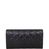 Chanel Classic Flap Long Wallet | Black Diamond
