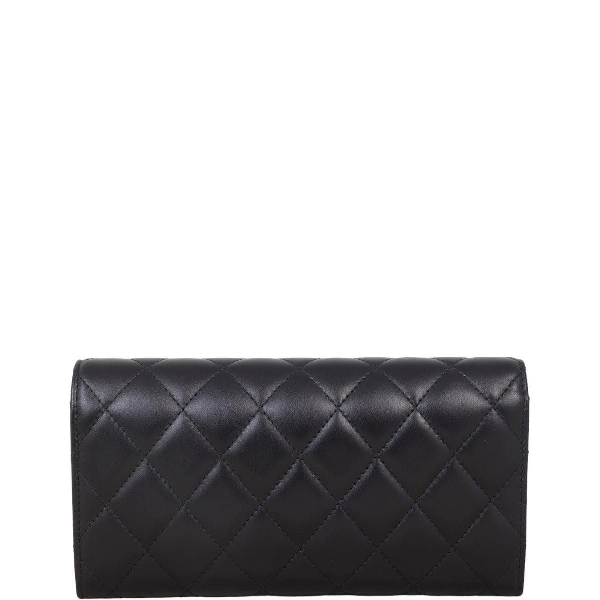 Chanel Classic Flap Long Wallet | Black Diamond