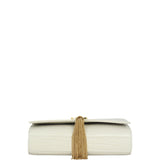 Saint Laurent Kate Tassel Chain Bag Small Croc-Embossed