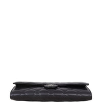 Chanel Classic Flap Long Wallet | Black Diamond