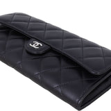 Chanel Classic Flap Long Wallet | Black Diamond