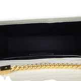 Saint Laurent Kate Tassel Chain Bag Small Croc-Embossed