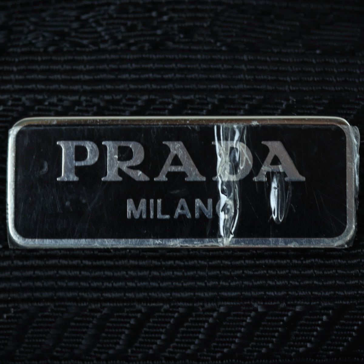 Prada Re-Edition 2005 Tessuto Shoulder Bag Interior Stamp