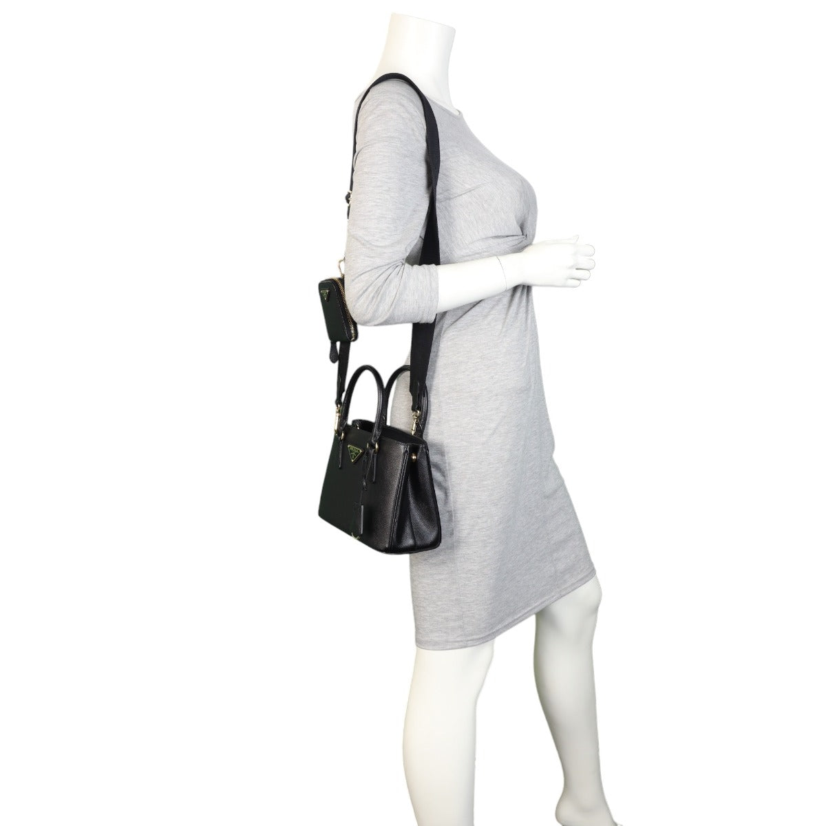 Prada Re-Edition Saffiano Galleria Tote Micro