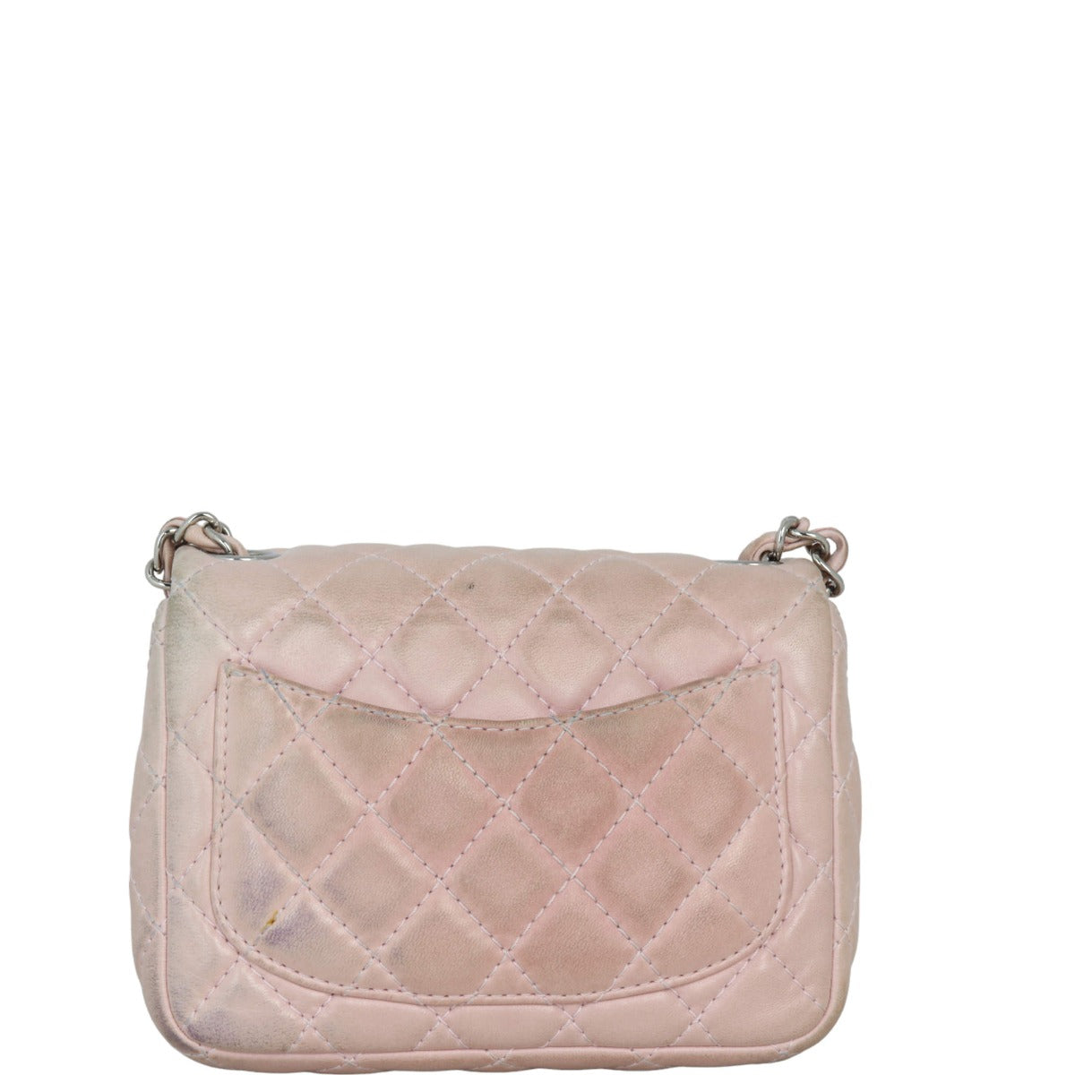 Chanel Classic Flap Mini Square Bag | Pale Pink