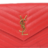 Saint Laurent Cassandre Envelope Chain Wallet