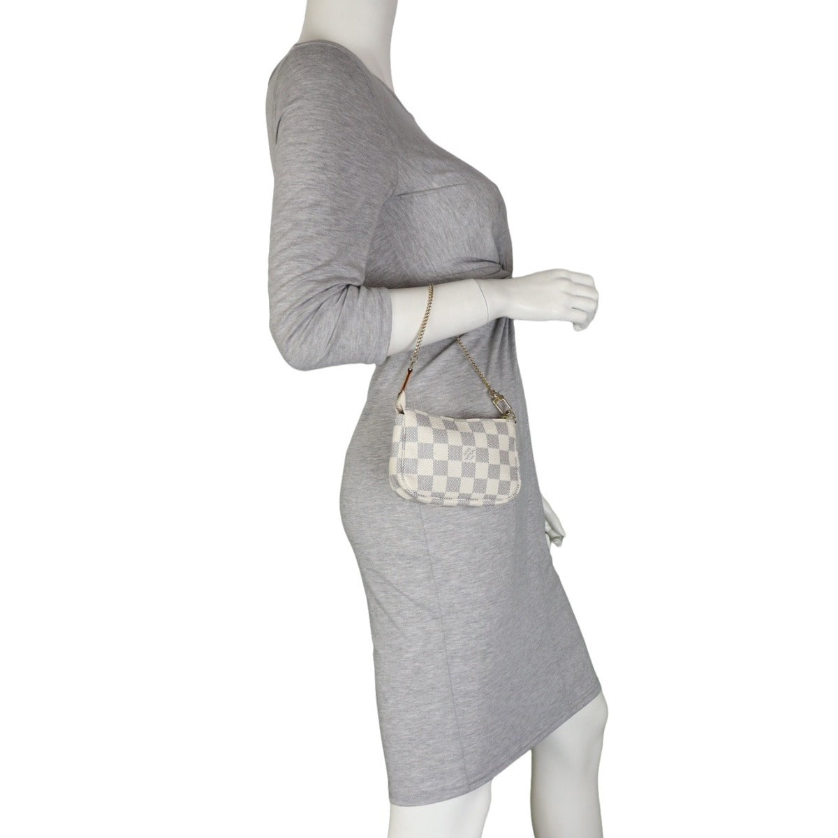 Louis Vuitton Mini Pochette Accessoires Damier Azur