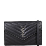 Saint Laurent Cassandre Envelope Chain Wallet