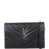 Saint Laurent Cassandre Envelope Chain Wallet