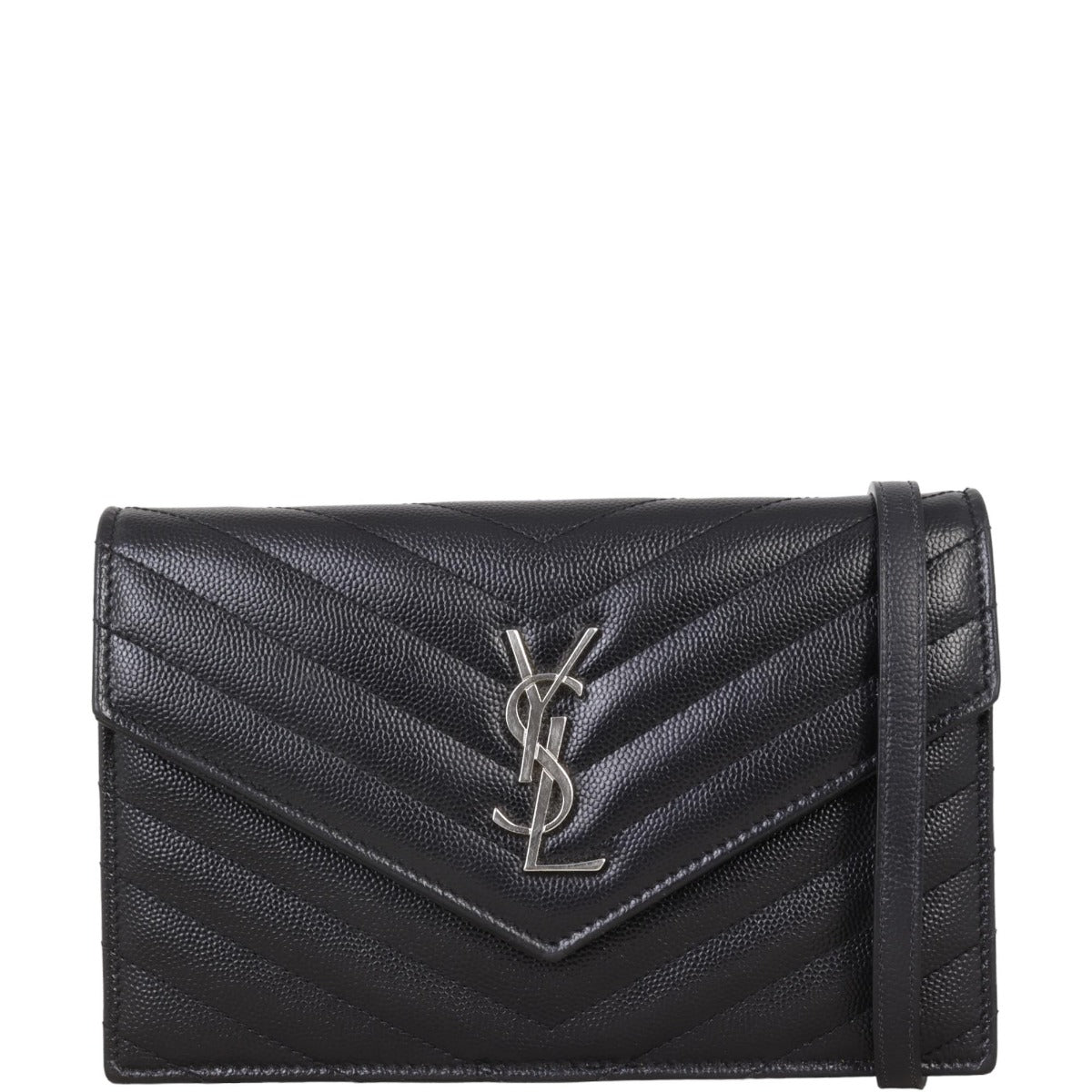 Saint Laurent Cassandre Envelope Chain Wallet