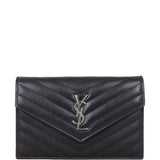 Saint Laurent Cassandre Envelope Chain Wallet
