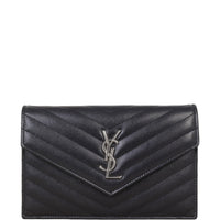 Saint Laurent Cassandre Envelope Chain Wallet