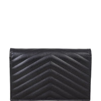 Saint Laurent Cassandre Envelope Chain Wallet