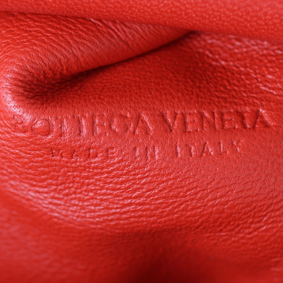 Bottega Veneta Intrecciato The Mini Pouch Interior Stamp