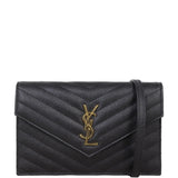 Saint Laurent Cassandre Envelope Chain Wallet