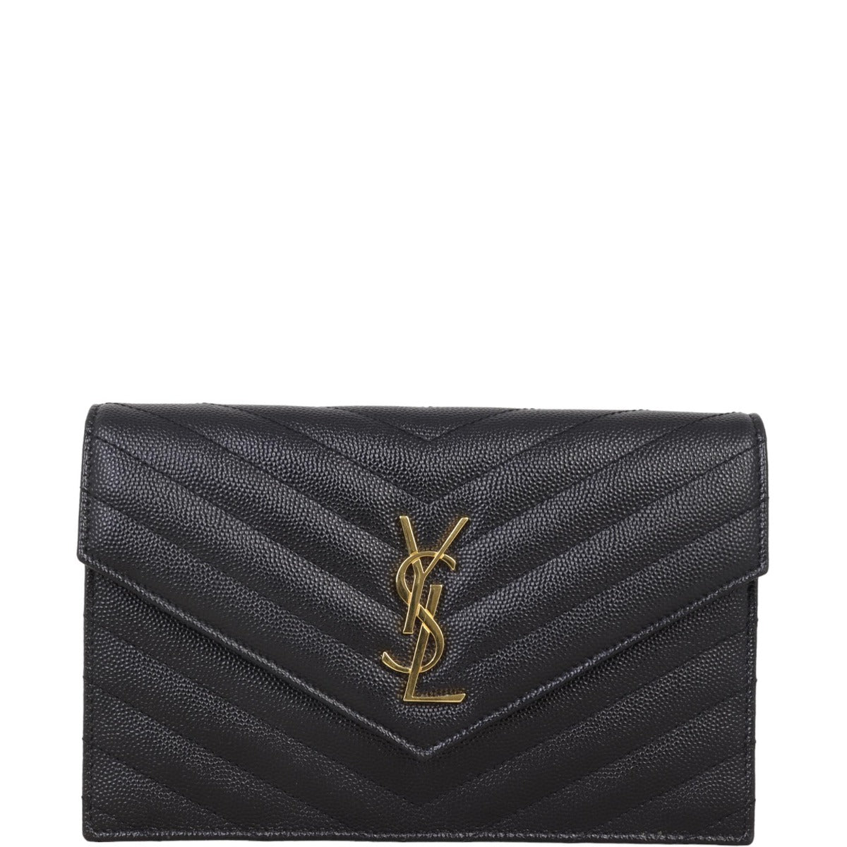 Saint Laurent Cassandre Envelope Chain Wallet