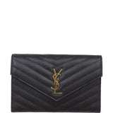 Saint Laurent Cassandre Envelope Chain Wallet