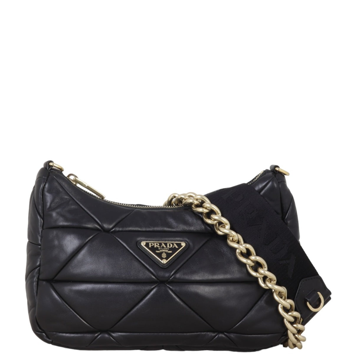 Prada System Nappa Patchwork Shoulder Bag