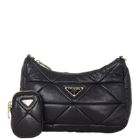 Prada System Nappa Patchwork Shoulder Bag