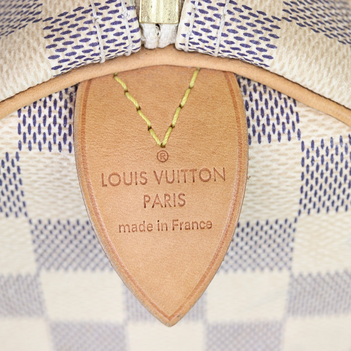 Louis Vuitton Speedy 25 Damier Azur Stamp
