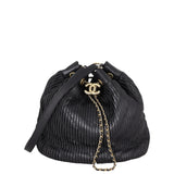 Chanel Coco Pleats Bucket Bag Medium