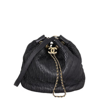 Chanel Coco Pleats Bucket Bag Medium