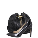 Chanel Coco Pleats Bucket Bag Medium