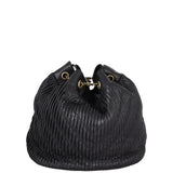 Chanel Coco Pleats Bucket Bag Medium