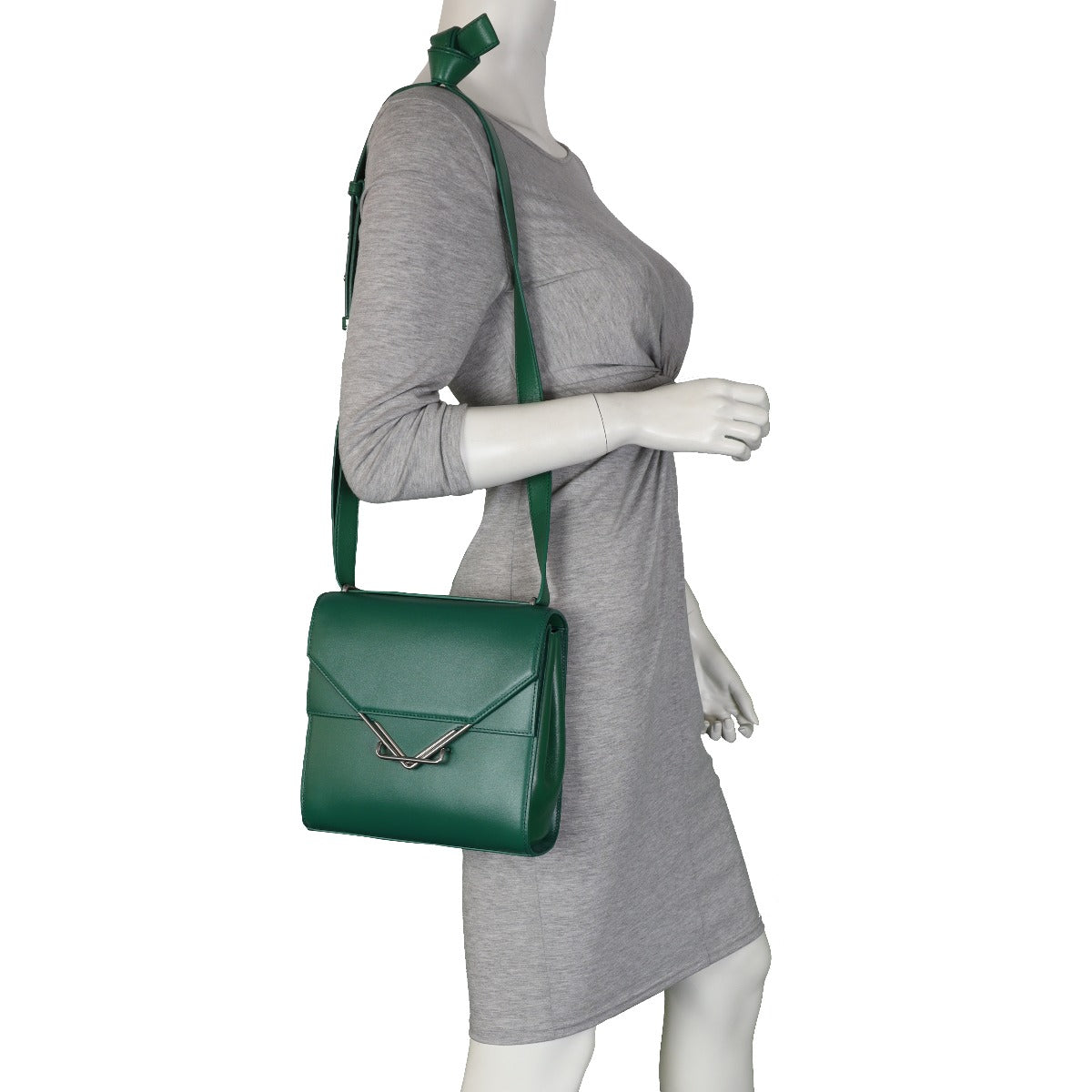 Bottega Veneta The Clip Flap Shoulder Bag mannequin