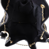 Chanel Coco Pleats Bucket Bag Medium